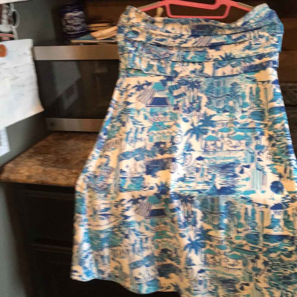 Lilly Pulitzer strapless sundress
